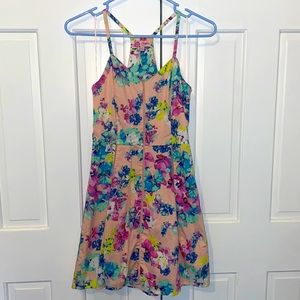 Pink Floral dress size 3 Candies.